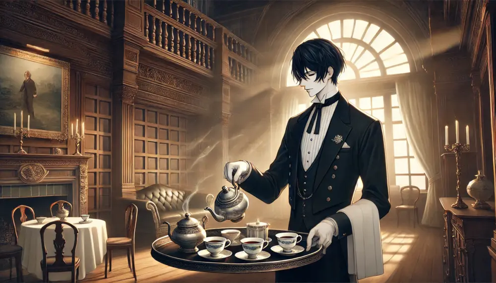 『黒執事』のセバスチャンが見せる紅茶へのこだわりと、執事としての美学を解説する記事
