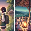 「ざつ旅」と「ゆるキャン」の共通点や作風、作者・声優の違いを比較・解説する記事