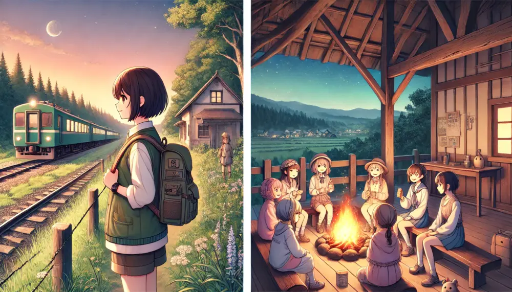 「ざつ旅」と「ゆるキャン」の共通点や作風、作者・声優の違いを比較・解説する記事