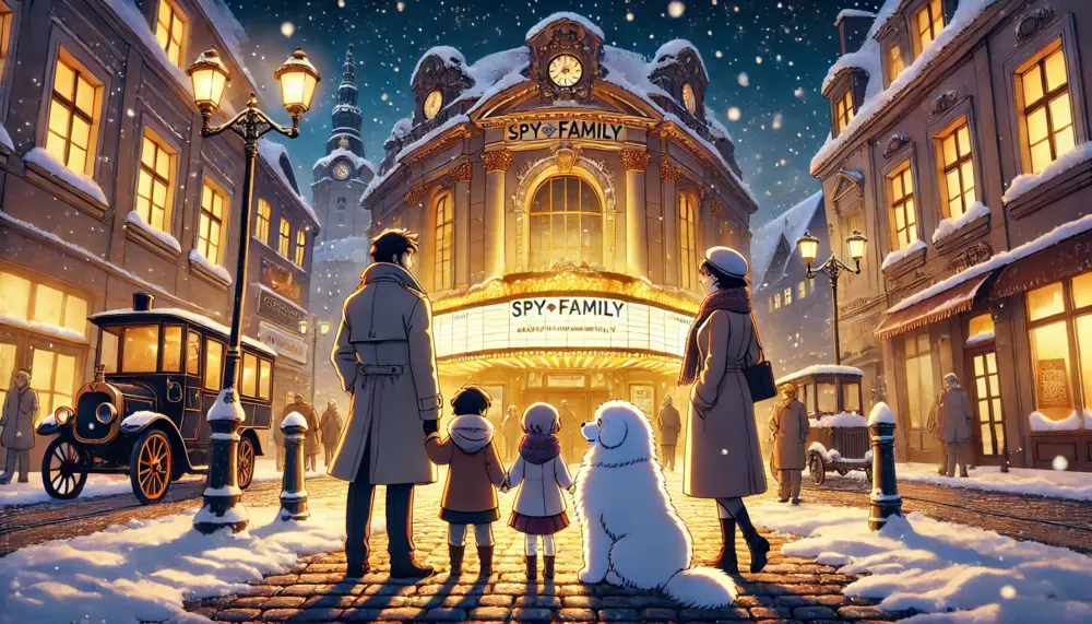 『スパイファミリー CODE: White』映画の公開日・上映期間・配信情報・チケット・地上波放送を網羅的に解説するガイド記事のアイキャッチ画像。フォージャー家が登場する映画情報まとめを紹介。