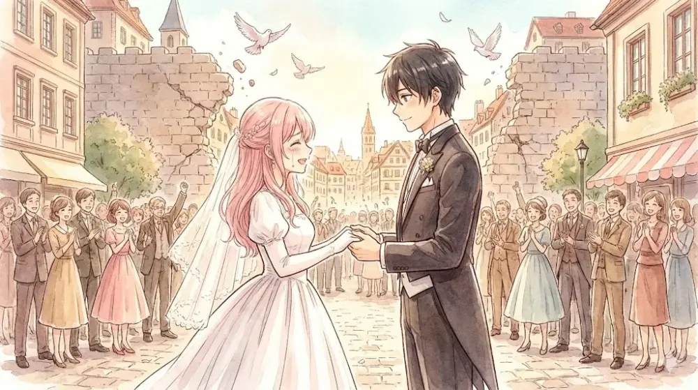 親の因縁を乗り越え、結ばれる二人の結婚式