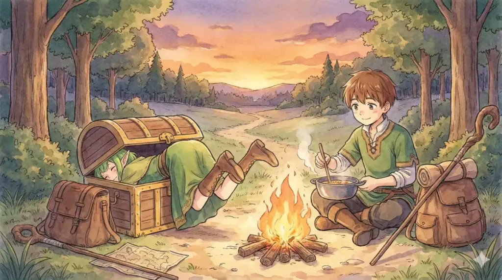 ミミックに食べられ縦ロール姿になりながらも旅を続けるポンコツエルフ・フリーレンの愛おしい姿