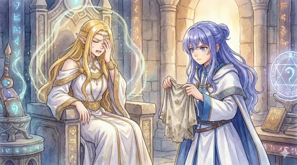 ゼーリエの魔力の揺らぎを見抜き、特権で洗濯魔法を希望して困惑させるフェルンの名シーン