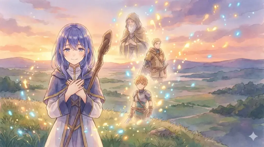ハイターやシュタルク、フリーレンら大切な人々を想う心が強さの源であるフェルンの旅の回想