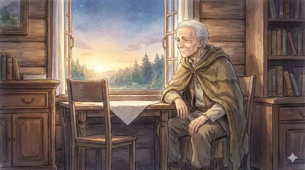 生涯独身を貫き窓辺で黄昏れながらフリーレンとの再会を待ち続けた晩年の勇者ヒンメル