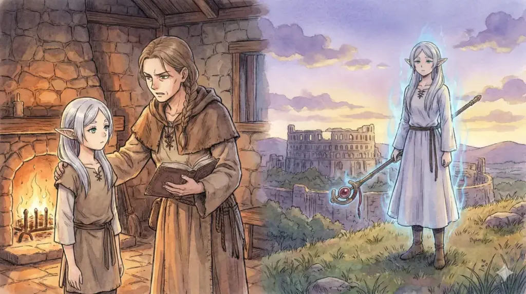 師匠フランメの教えを守り一生魔力を制限して魔族を欺き続けるフリーレンの1000年の軌跡