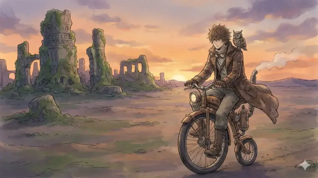 旅の静寂を描くキノの旅、少女終末旅行、魔女の旅々の3作品を紹介する成分B解説