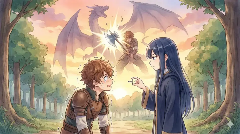 閃天撃を放つ最強の戦士とフェルンに怯える大型犬のようなシュタルクのハイブリッドな魅力