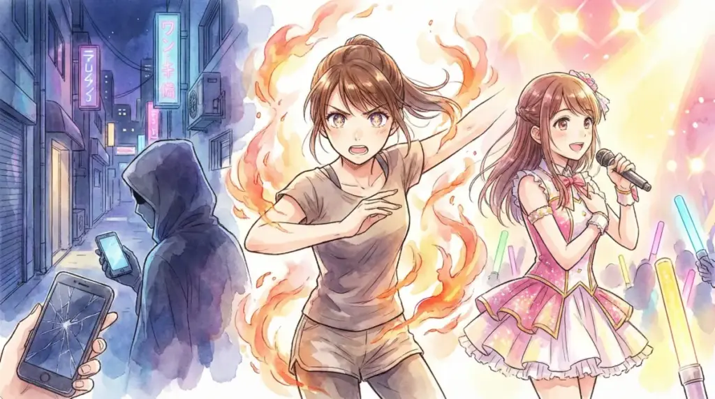 芸能界の闇と復讐やアイドルの輝きに演技の狂気という推しの子を構成する3大成分のイメージ