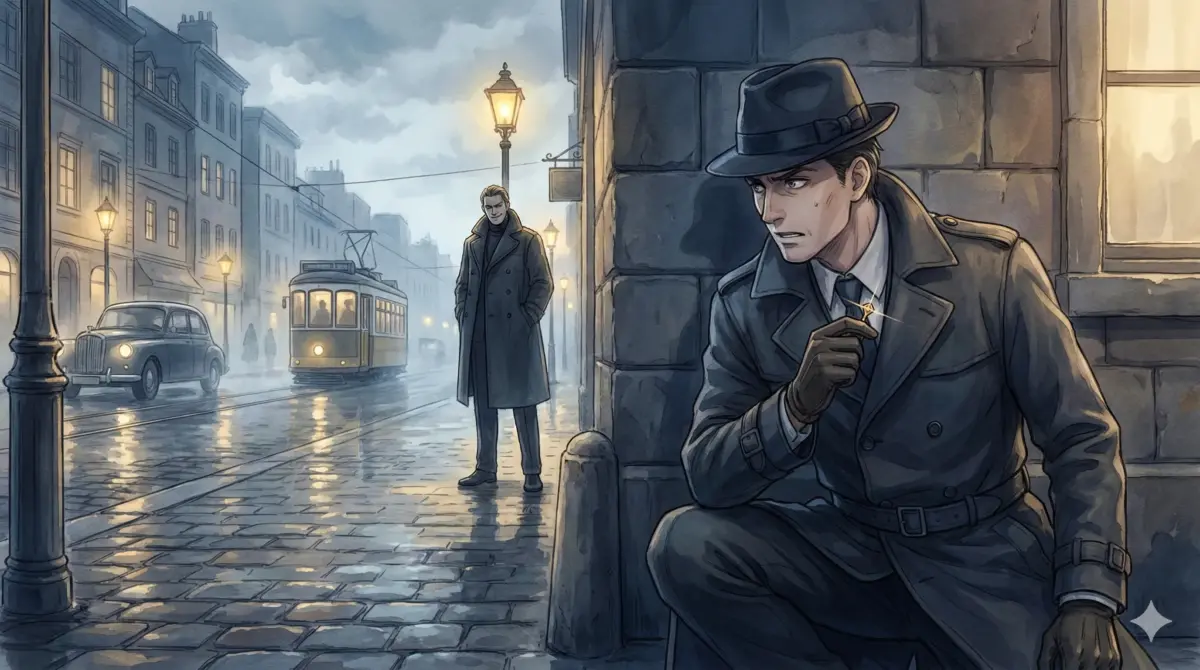 雨の街角でタイピンの罠に嵌り絶体絶命のロイドとウィーラーの対峙を描くスパイファミリー48話