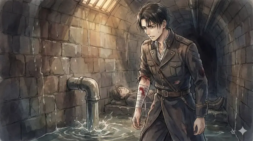 義弟ユーリへの情で引き金を引けず右腕を負傷し敗北したロイド黄昏を描くスパイファミリー下水道の場面