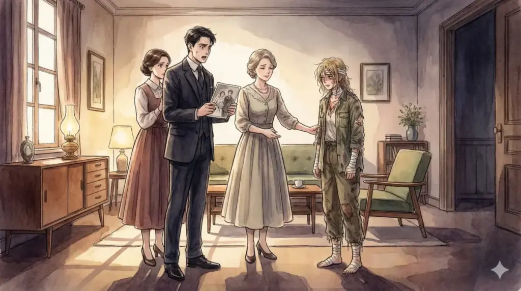 誤報により結婚したヘンダーソンと傷つき帰還したマーサ、二人を支える妻ルシアの複雑な運命