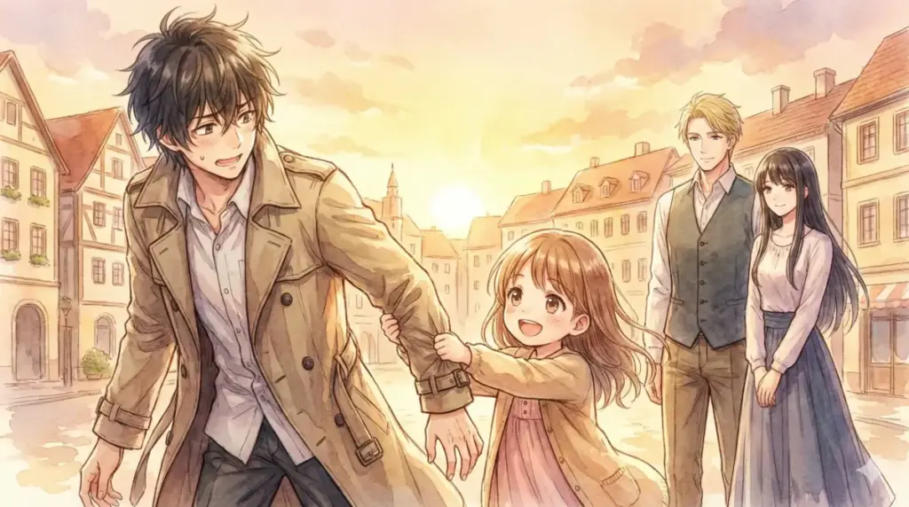 街角で視線を交わす秘密警察ユーリとスパイ黄昏、監視社会での姉離れが待たれるSPY×FAMILY