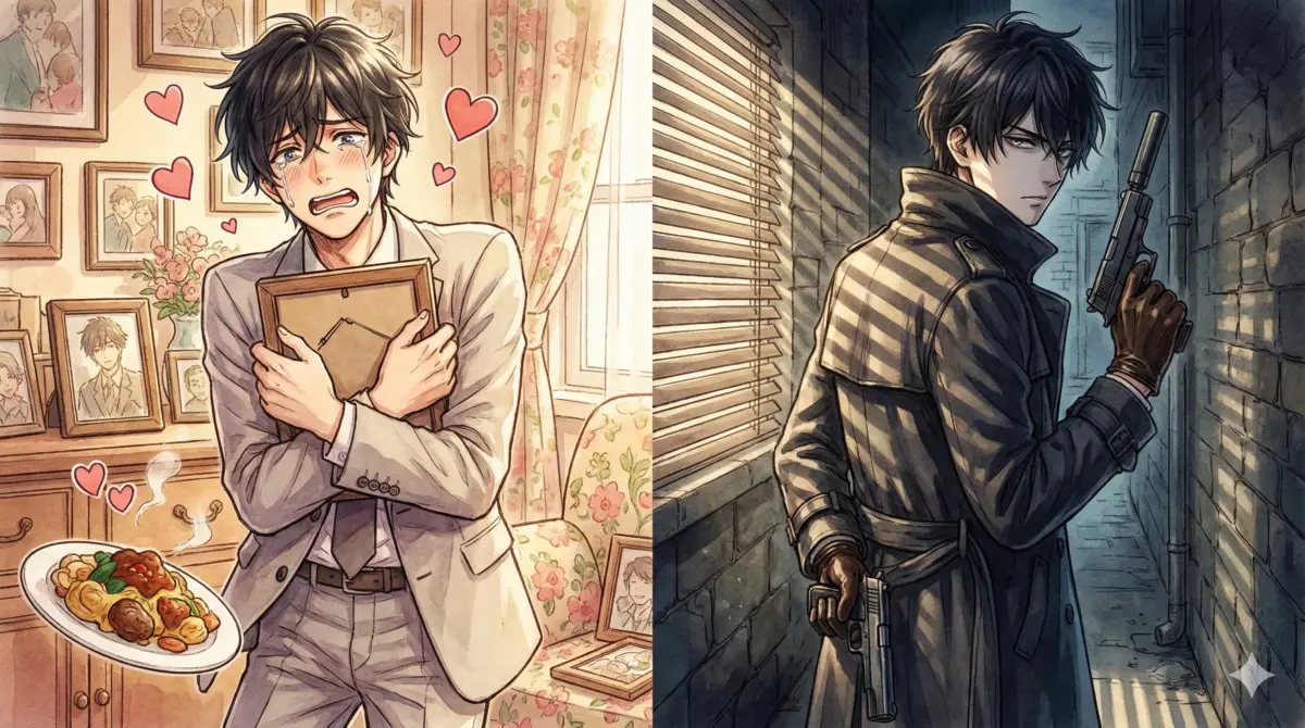 スパイファミリー：泣きながら姉を想うシスコンと冷酷な秘密警察、ユーリの二面性イラスト