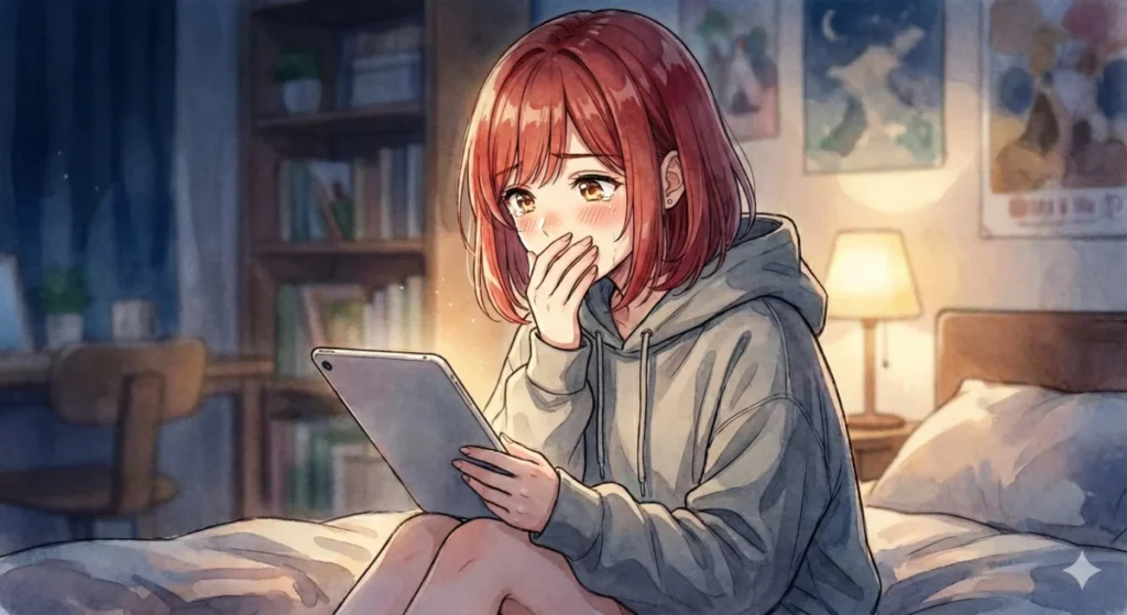 青リンゴの魔法とMrs. GREEN APPLEの伏線、そしてヒンメルの信念の継承に自室のタブレットの前で涙する女性