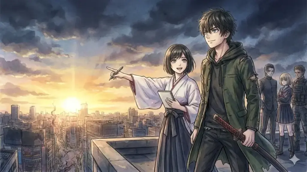 夕暮れの街を背に絶望を乗り越え次なる熱狂へと歩み出す仲間たちの絆を描く感動のまとめ