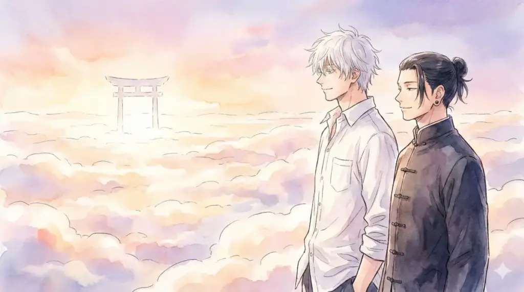 墓を残さず旅立った理由や伏黒恵への手紙の真相と六眼の消失をQ&A形式で解説するイメージ