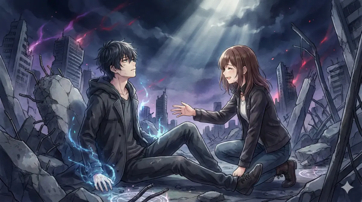 宿儺との決戦後に奇跡の生還を果たし姉への想いと共に復活した伏黒恵の生存を描くアイキャッチ