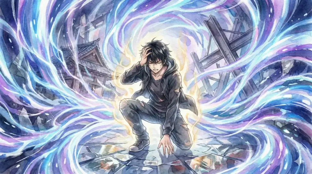 五条悟の無量空処を5回受けても廃人化を免れ宿儺の支配から魂を守り抜いた伏黒恵の不屈の精神