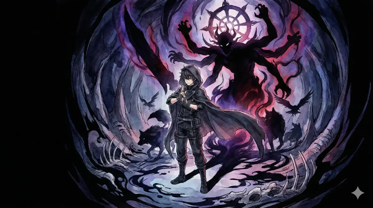 十種影法術を操る伏黒恵と最強の式神魔虚羅が不穏な影から現れる呪術廻戦解説アイキャッチ