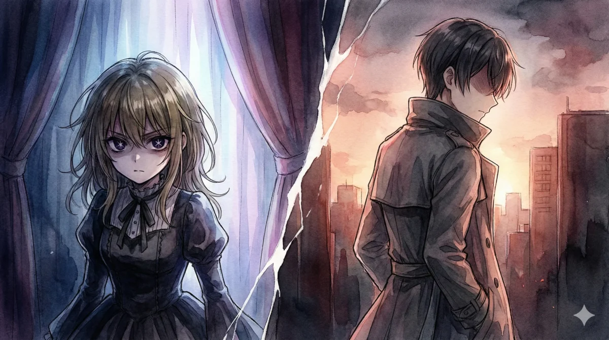 黒い星の瞳で復讐を誓うルビーと背中越しに有馬かなを案じるアクアが交差する3期1話