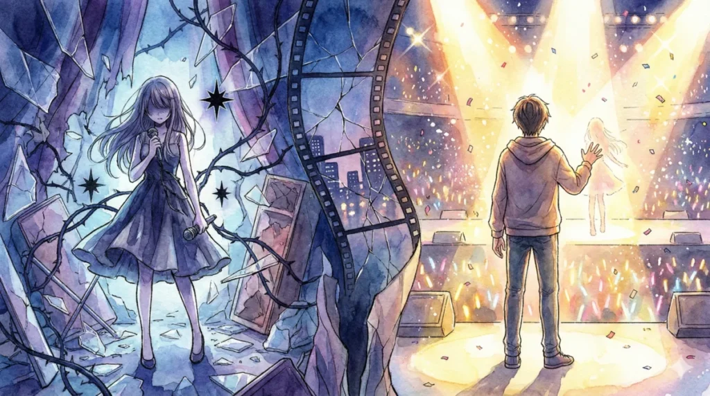 華やかなアイドルステージの光と復讐の闇に沈むルビーの二面性を描いた3期感想まとめ