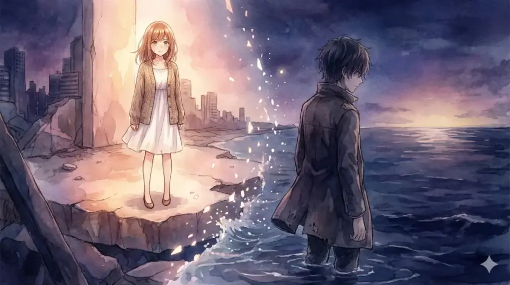 復讐の果てに海へ消えるアクアと光の中に佇む有馬かなの残酷で美しい死別シーンの描写