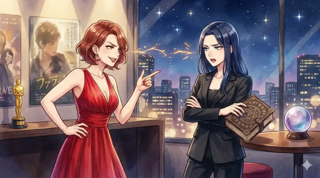 10年後、ハリウッド女優となった有馬かなとオカルトに傾倒する黒川あかねの共犯関係