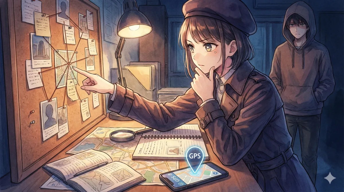 プロファイリング能力で真犯人に迫る黒川あかねとGPSで監視するアクアの共犯関係