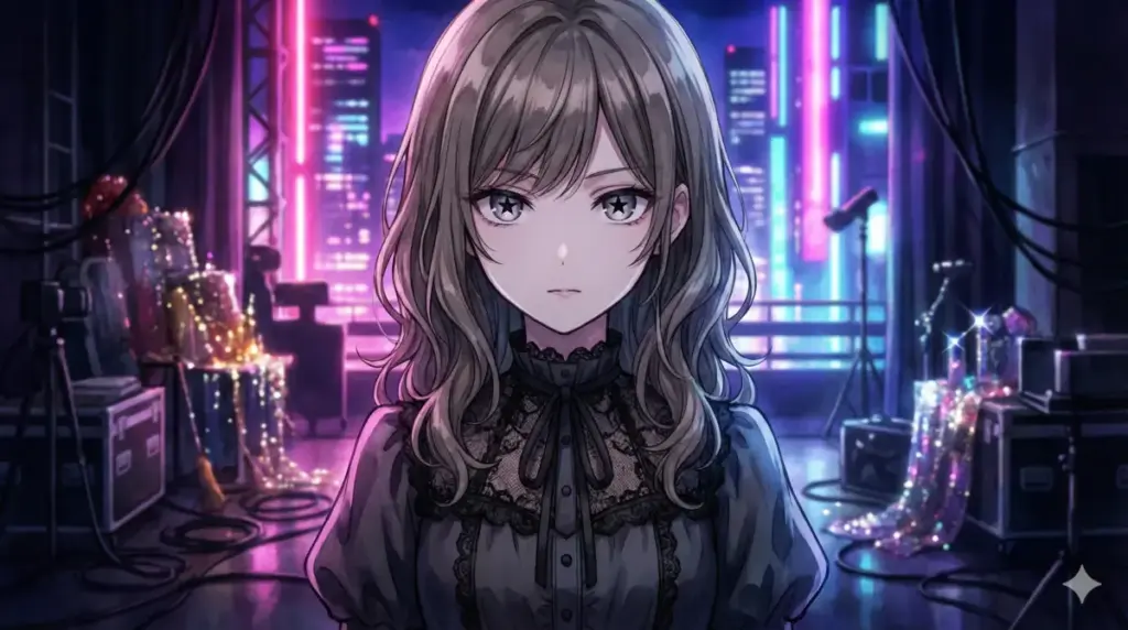 左目の白い星が漆黒に染まり邪悪なカリスマ性を放つ復讐者へと覚醒した星野ルビーの両目の黒い星