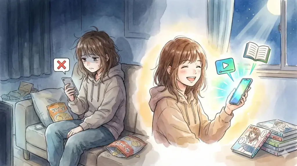 無料期間終了の絶望からU-NEXTやDMM TVの無料トライアルで復活する視聴者