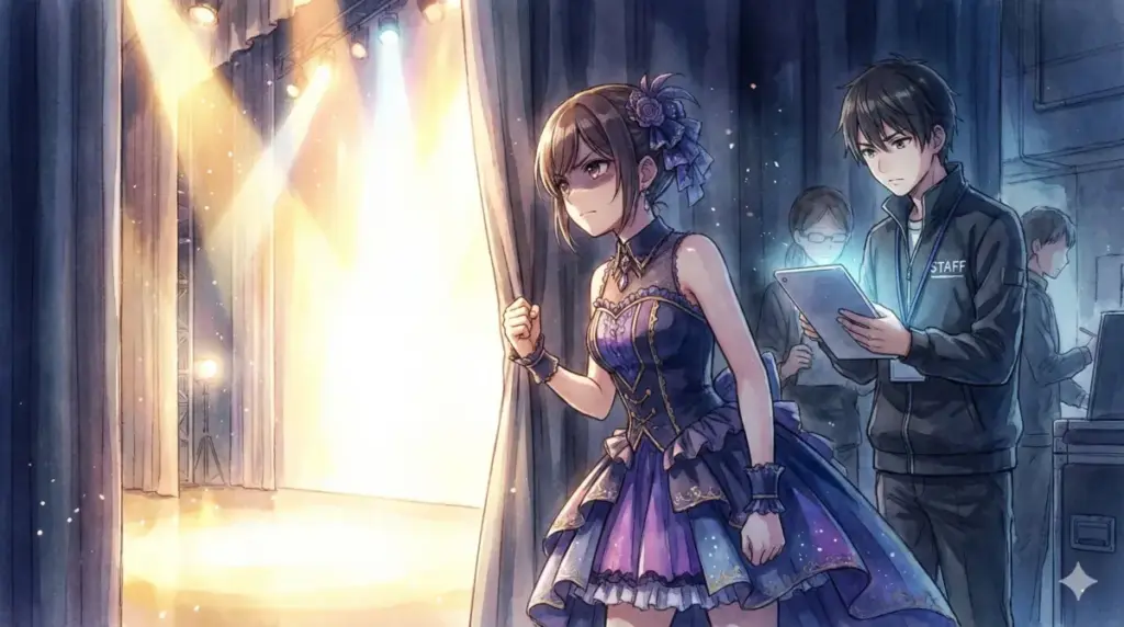 3期の衝撃展開に備えABEMAやDMM TVでの視聴準備を呼びかける舞台裏のスタッフ