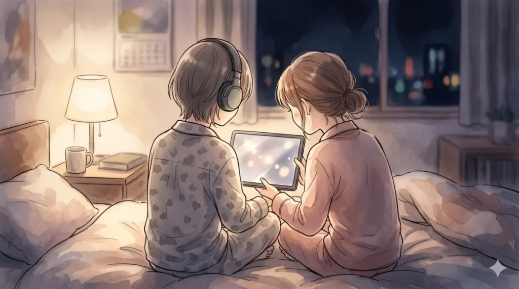 アオのハコの人気投票結果が示すラブコメの嗜好変化についてタブレットで深く考察する情景