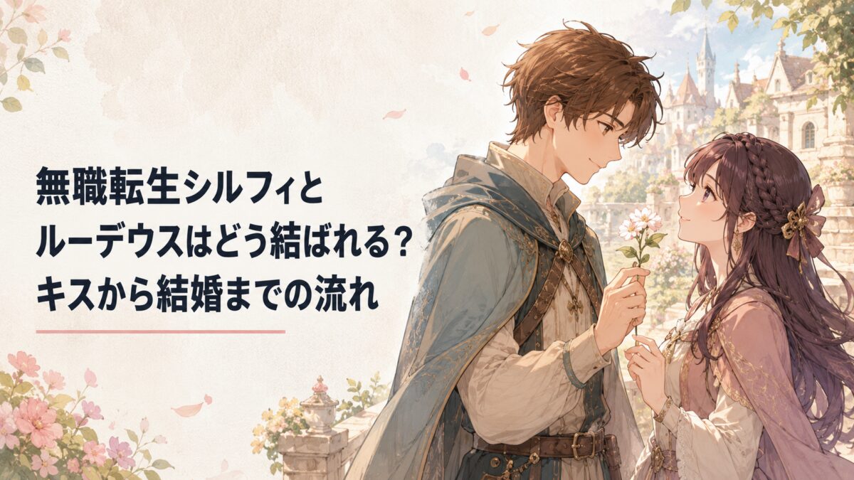 無職転生シルフィとルーデウスはどう結ばれる？キスから結婚までの流れ