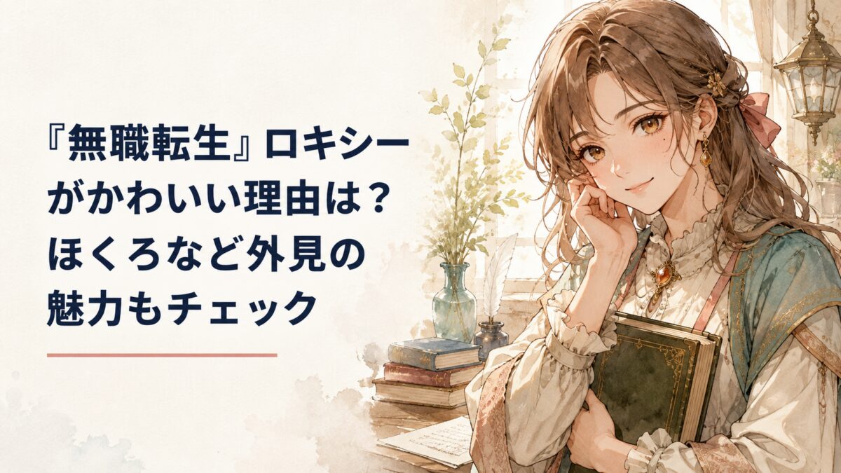 『無職転生』ロキシーがかわいい理由は？ほくろなど外見の魅力もチェック