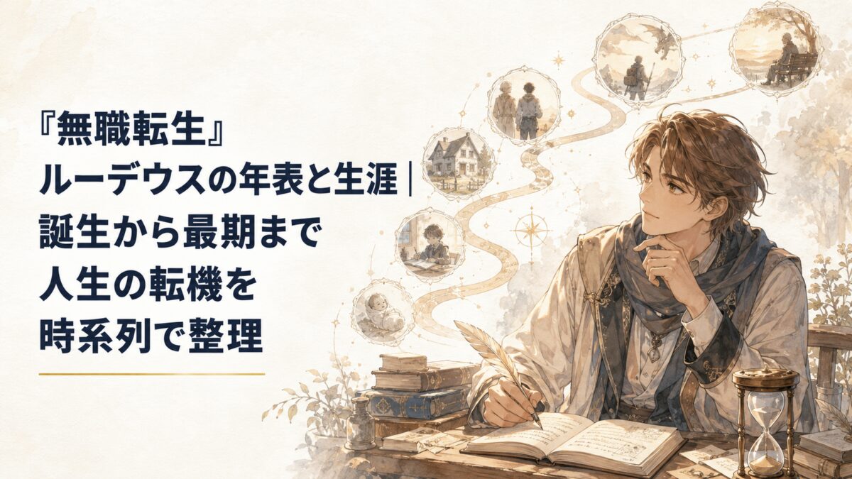 『無職転生』ルーデウスの年表と生涯｜誕生から最期まで人生の転機を時系列で整理