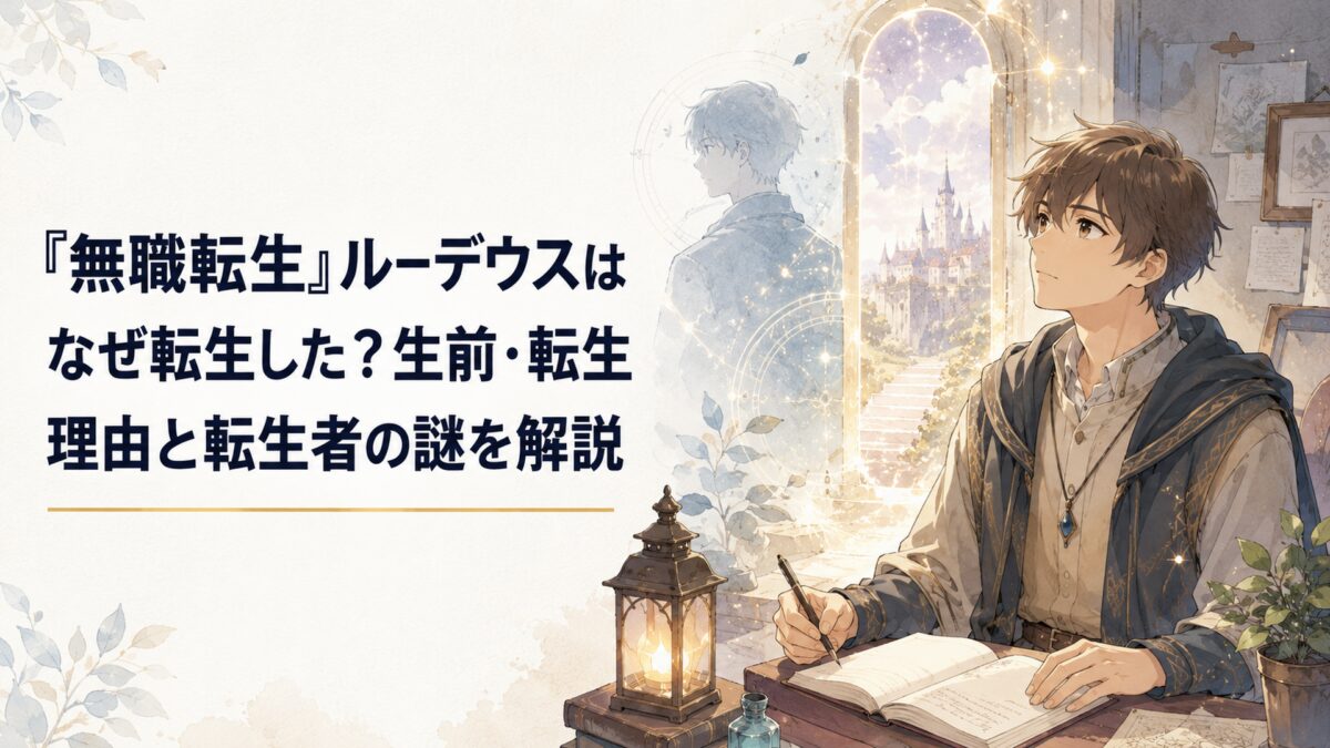 『無職転生』ルーデウスはなぜ転生した？生前・転生理由と転生者の謎を解説