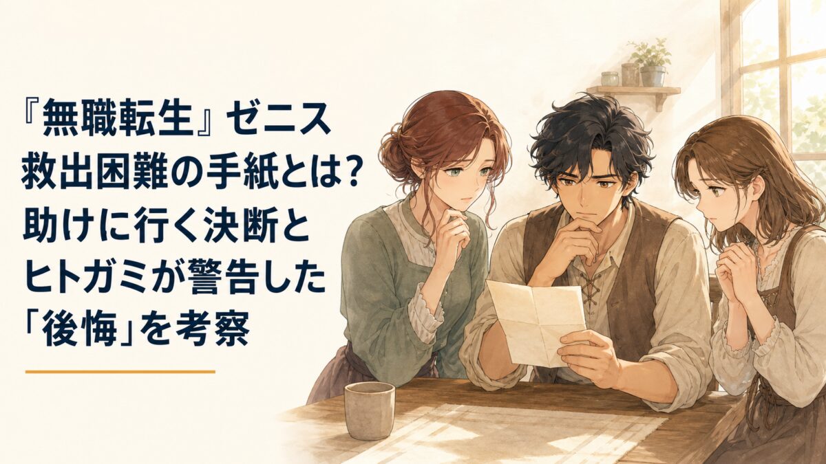 ゼニス救出を求める手紙を前に家族の間で揺れるルーデウス