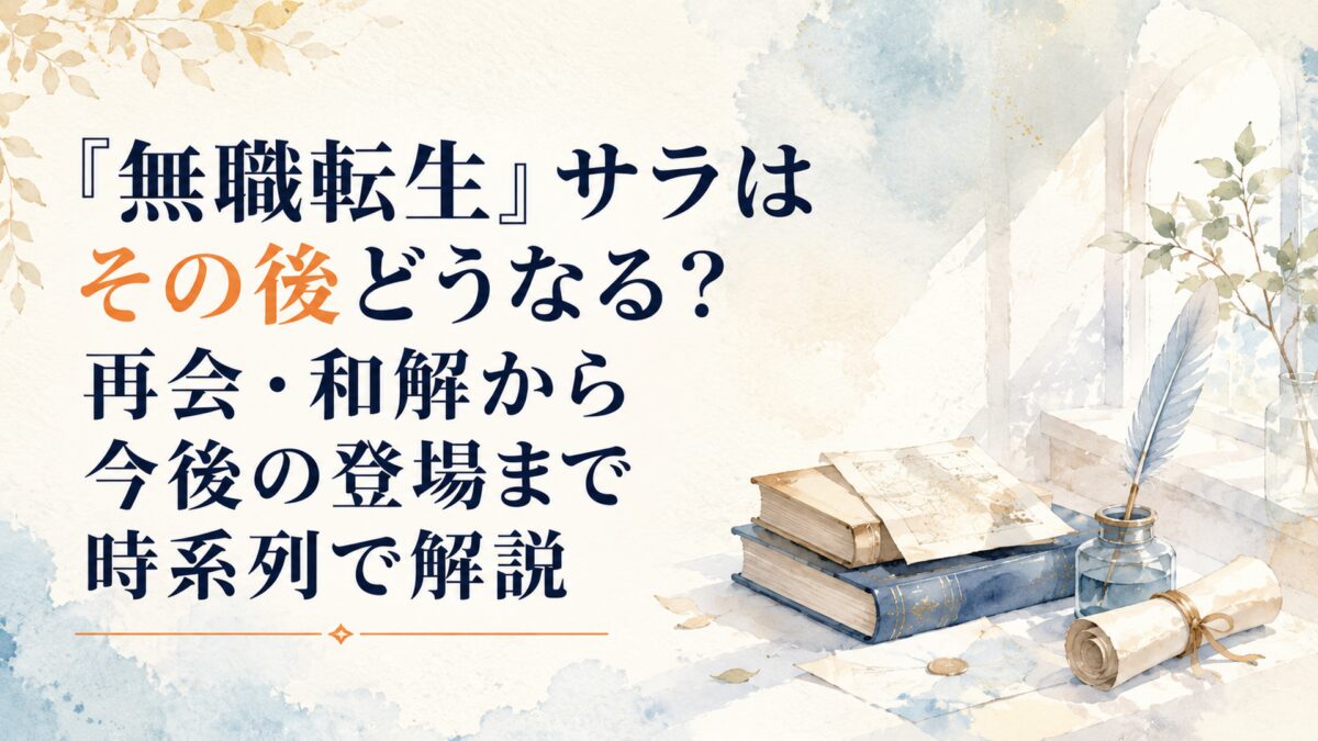 『無職転生』サラはその後どうなる？再会・和解から今後の登場まで時系列で解説