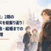 雪の街から新しい家庭へ歩み出していく青年を中心に、喪失から再起して大切な人とのつながりを取り戻す過程を描いた温かな場面