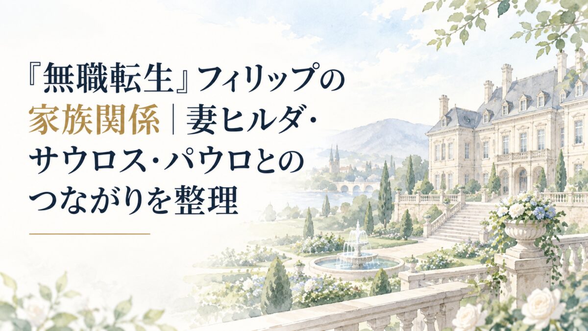 貴族の家系とつながりを思わせる静かな屋敷と庭の風景