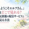 『日本へようこそエルフさん。』アニメはどこで見れる？全12話見放題の配信サービスと無料で見る方法